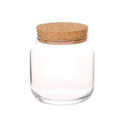 Słoik 500 ml z korkiem naturalnym